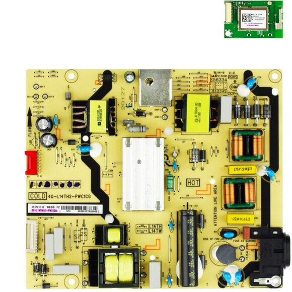 TCL 55S405 (Service No 55S405TKAA / 55S405LEAA) Complete TV Repair Parts Kit - Picture 2 of 2